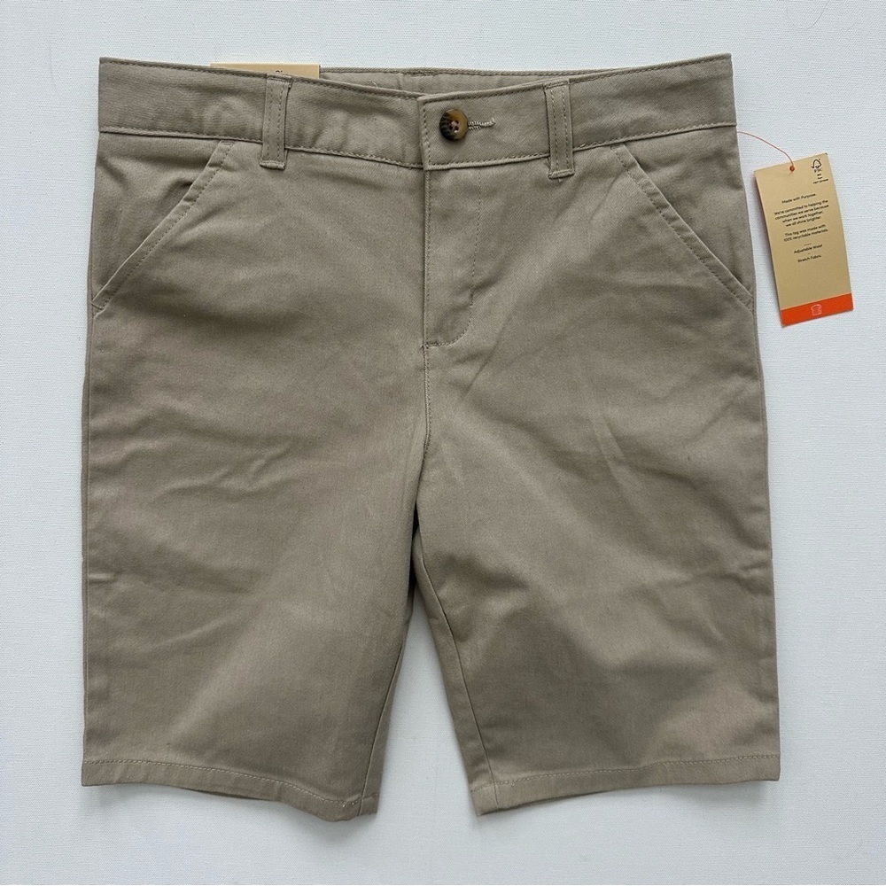 French Toast Boys Khaki Uniform Shorts Size 14